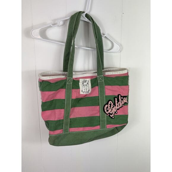 Goldie 7 Limited Edition Bunny Striped Canvas Bag Jeanne & Dineh Made With Love - Picture 1 of 8